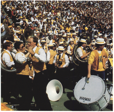 Iowa Alumni Band in 1991