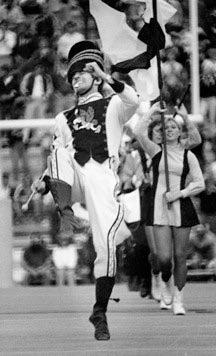 Drum Major Doug Dederich, 1975