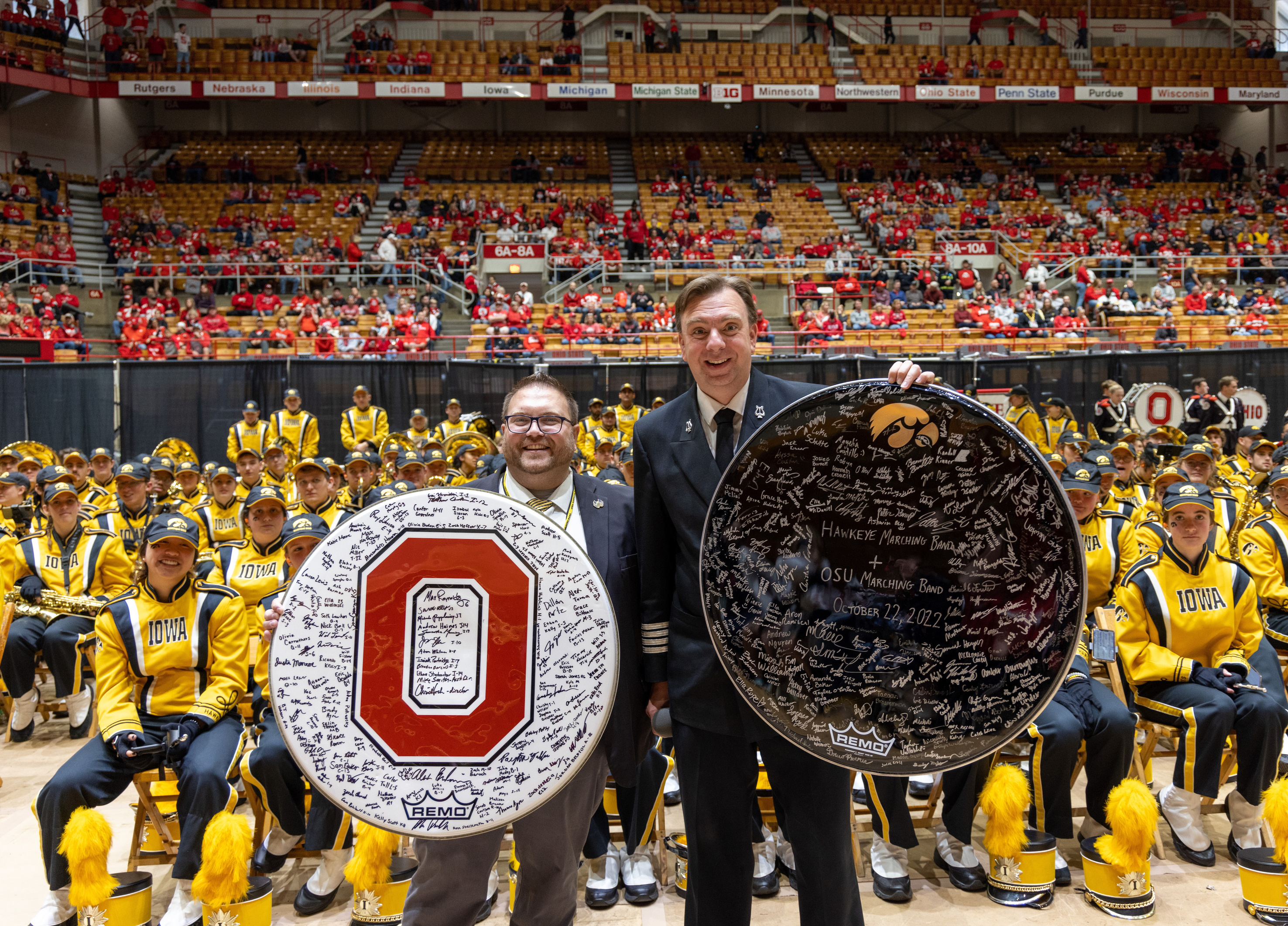 HMB Director Dr. Eric Bush and OSUMB Director Dr. Chris Hoch