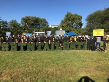 Hawkeye Drumline performing at BTN Tailgate