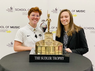 Amanda Thomas and Analisa Iole at the Sudler Reception