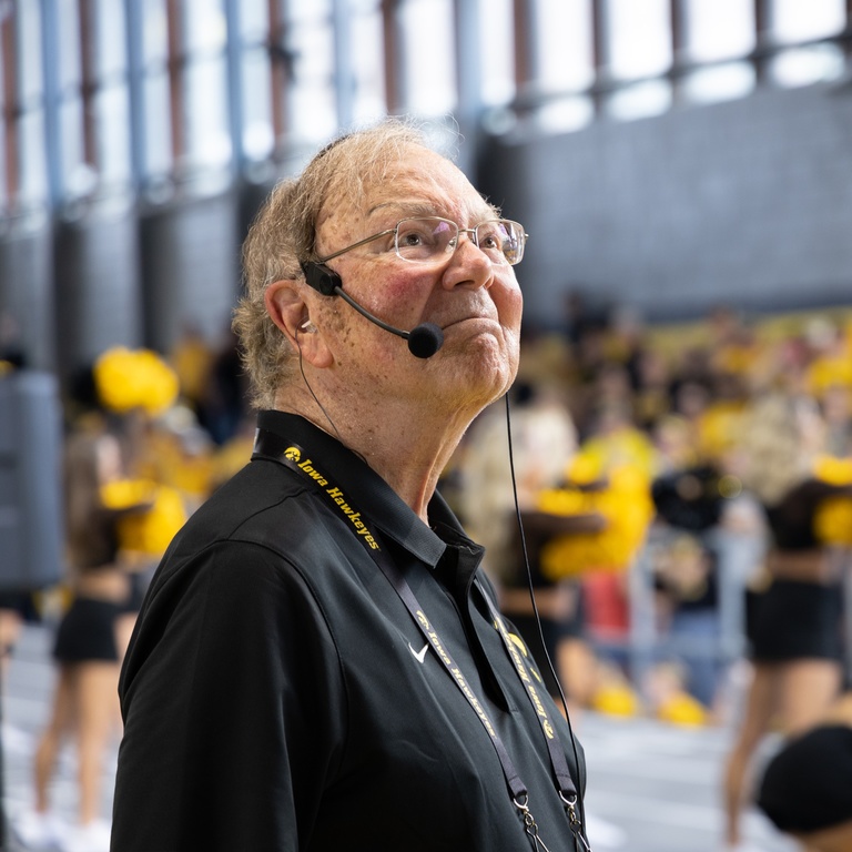 Golden Voice of the Hawkeye Marching Band, Lou Crist