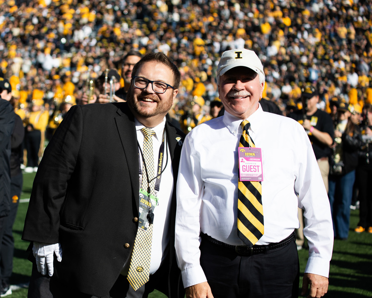 The 12th and 13th Directors of the HMB, Dr. Eric Bush and Professor Kevin Kastens