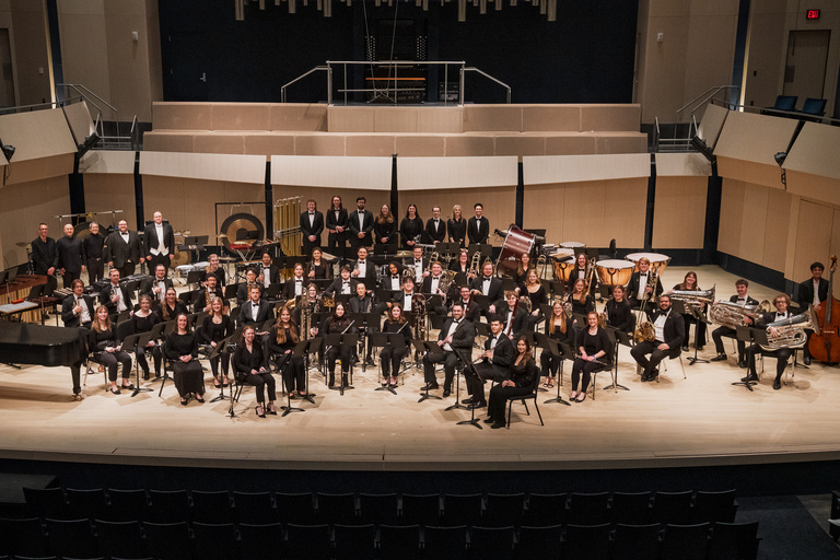 UI Symphony Band in the Voxman Concert Hall