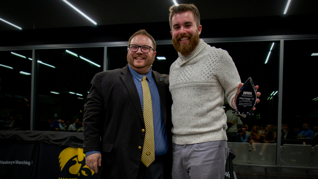 HMB Director Eric Bush with John Emigh