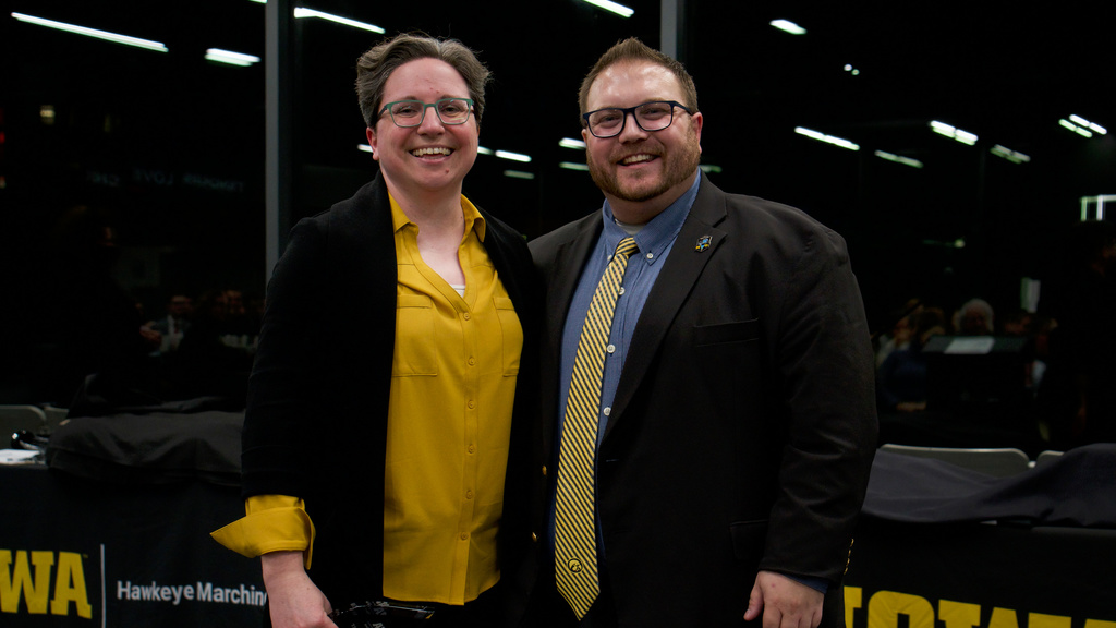 Katie Buehner with HMB Director Dr. Eric Bush