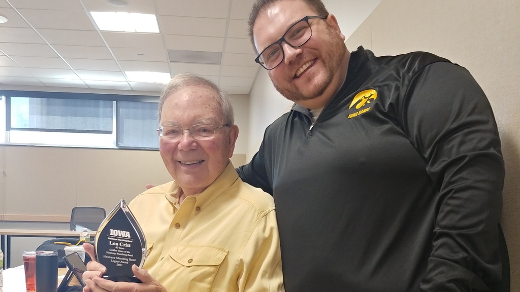 Lou Crist and HMB Director Eric Bush