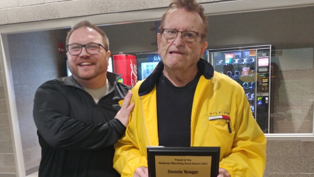 HMB Director Dr. Eric Bush with Dennis Yeager